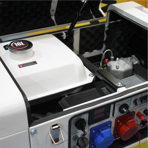 Шумоизолиран дизелов трифазен генератор Senci SCDG-10000SE TEQ 230/400 V, 7.5kW / 9.4 kVA